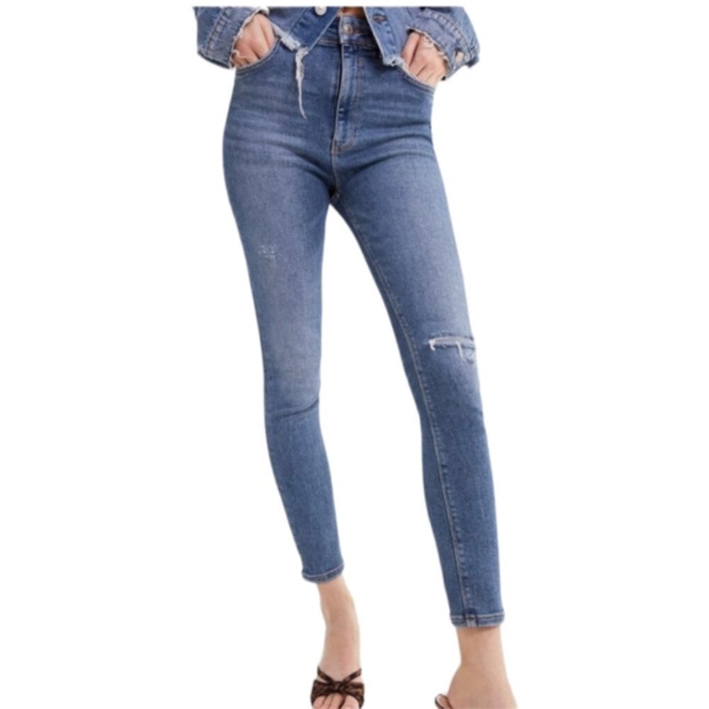 Zara The '80s High Waist Skinny Jeans - Picture 2 of 11